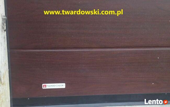 Brama garażowa segmentowa orzech 5000x2480