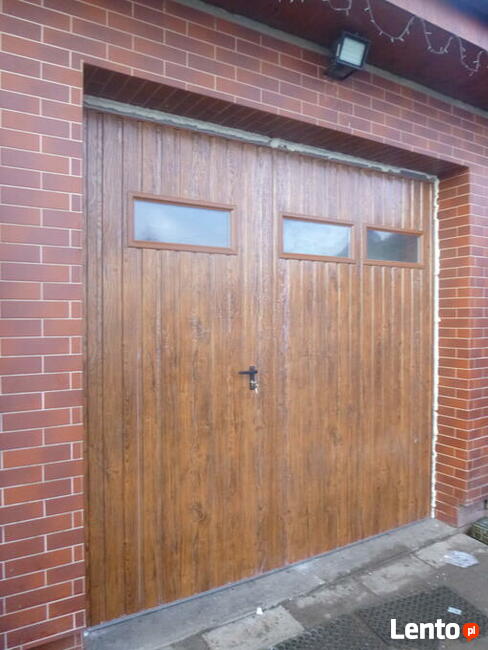 Brama dwuskrzydłowa okna świetliki PRODUCENT