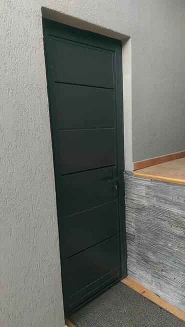 Drzwi techniczne kolor Antracyt robione na wymiar