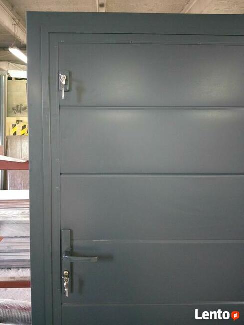 Drzwi techniczne kolor Antracyt robione na wymiar