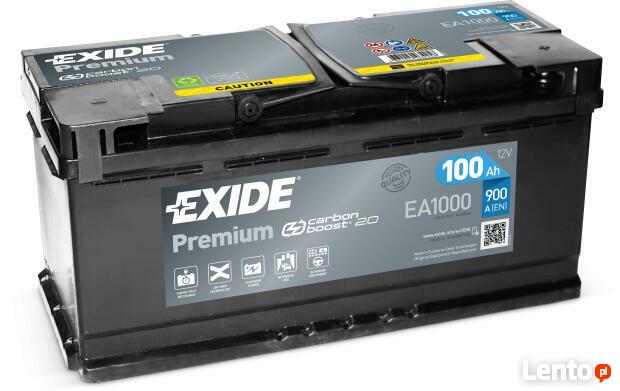 Akumulator Exide Premium 100Ah 900A EN PRAWY PLUS