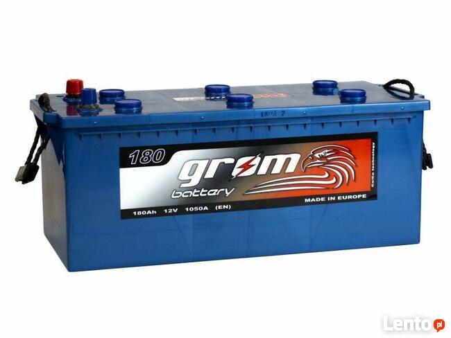 Akumulator GROM Prestige 180Ah 1050A EN LEWY PLUS