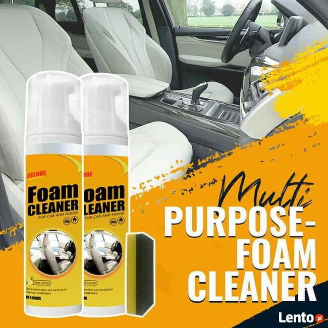 Rewelacyjna Wielofunkcyjna Pianka Czyszcząca Spray. Polecam