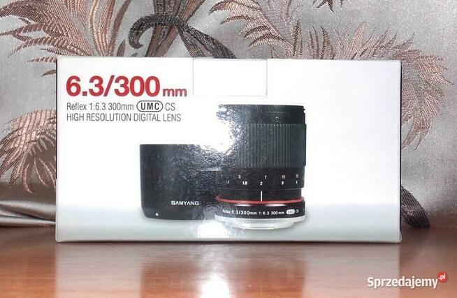 Obiektyw lustrzany Samyang 300 6.3 UMC CS Canon EF