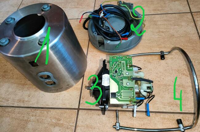 Sokowirówka Zelmer ZJE1900X (Typ 476)-części !