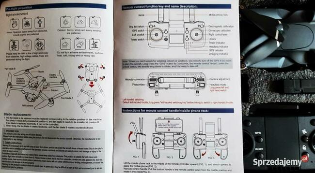 Polecam Dobrej Klasy ! Nowy DRON GP EPS UAV S136 -4K Full HD