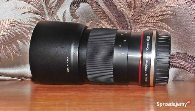 Obiektyw lustrzany Samyang 300 6.3 UMC CS Canon EF