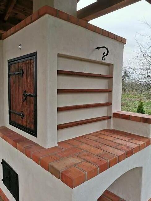 Kuchnia ogrodowa wędzarnia grill piec do pizzy