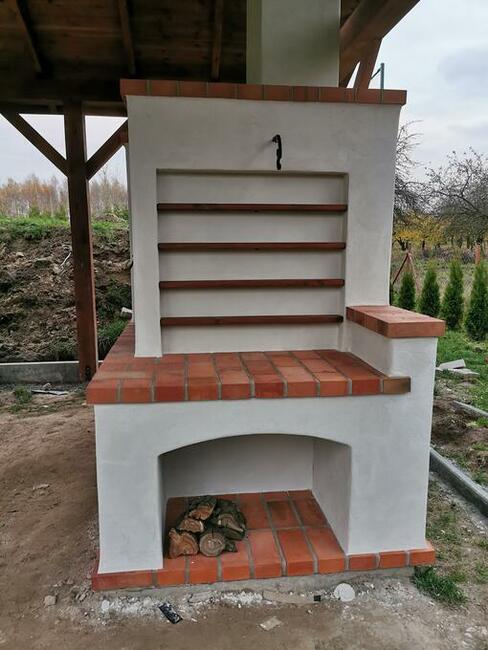 Kuchnia ogrodowa wędzarnia grill piec do pizzy