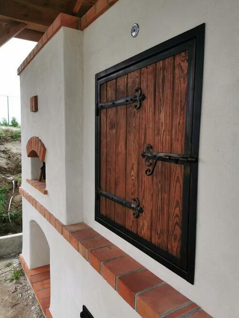 Kuchnia ogrodowa wędzarnia grill piec do pizzy