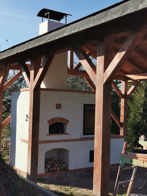 Kuchnia ogrodowa wędzarnia grill piec do pizzy