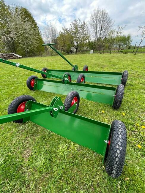 Niwelator terenu pod trawnik, równiarka, plantator