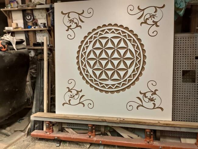 Parzenica malowana, dekoracje, ozdoby wnętrza,