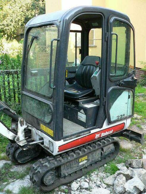 Wynajem minikoparka. Drenaż, przyłącza, sieci, koparka