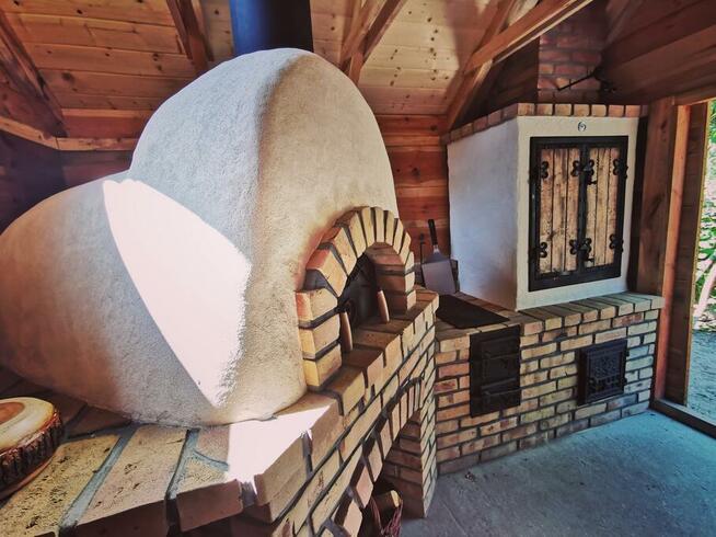 Piec chlebowy piec do pizzy wędzarnia kuchnia ogrodowa