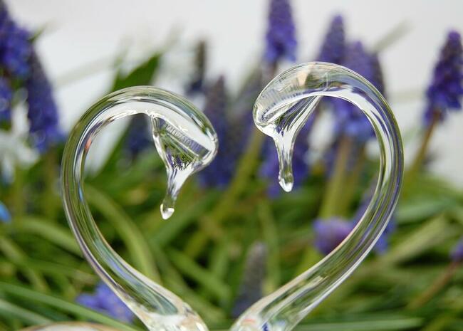 Szklane łabędzie, łabędź, figurka, szkło Murano PRL vintage