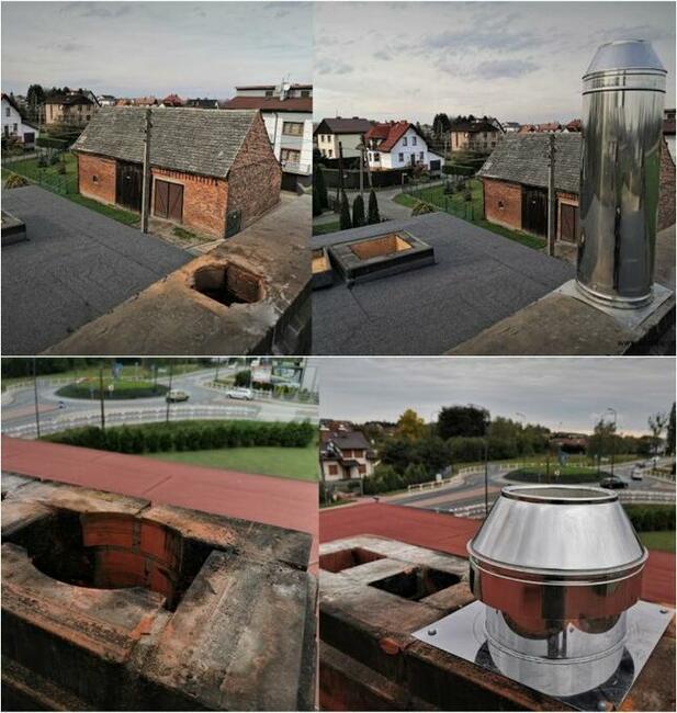 Szlamowanie komina Uszczelnianie naprawa kominy