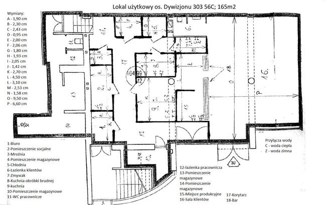 Lokal gastronomiczny 165m2, os. Dywizjonu 303