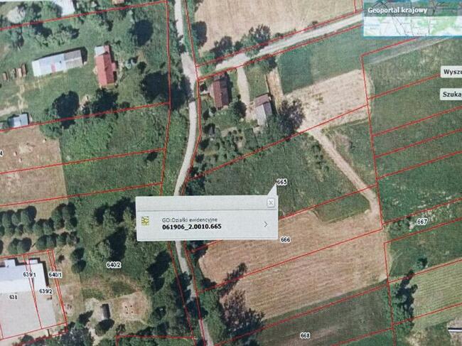 Działka rolna Stawki, pow. 3703 m2