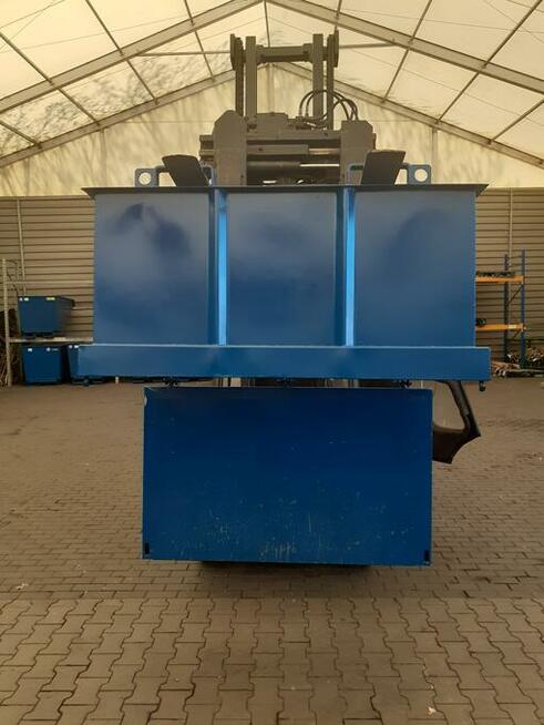 Kontener z otwieranym dnem 750 L pojemnik na szkło wióry zło