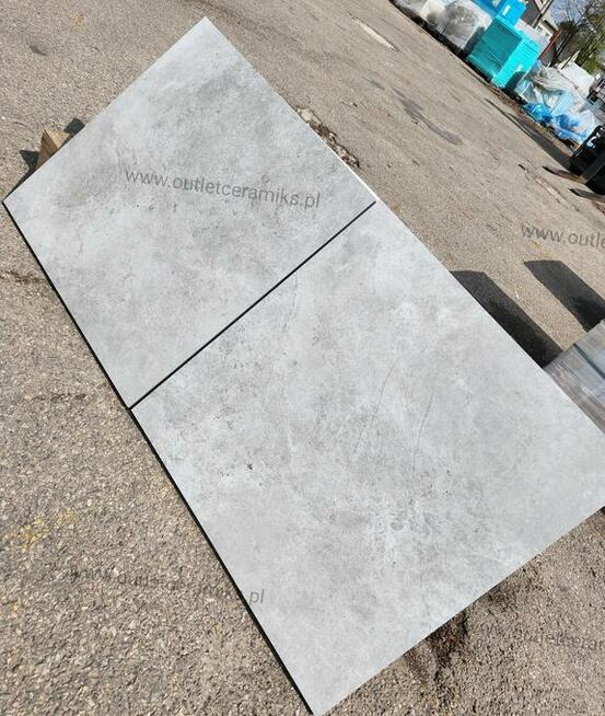 Płytki tarasowe gres 2cm szare 60x60 Tacoma silver Cerrad