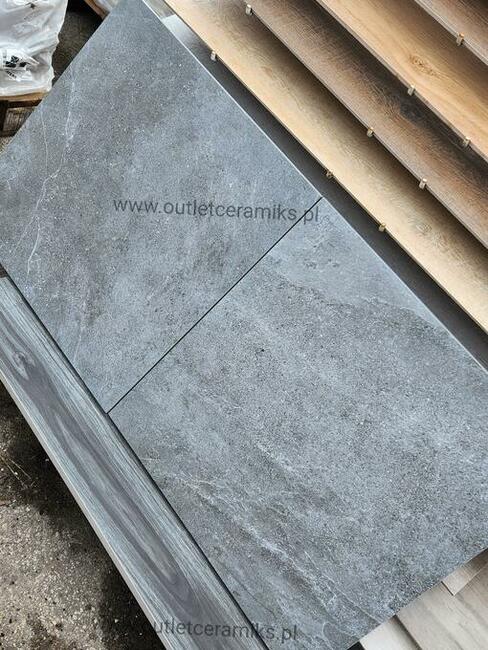 Płytki na taras, balkon do ogrodu gat.2 60x60x20 Cliff szary