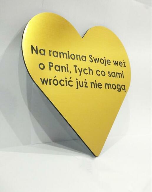 Tablica tabliczka obraz cytat premium srebrny złoty