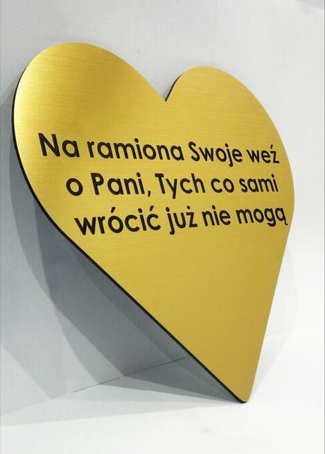 Tablica tabliczka obraz cytat premium srebrny złoty