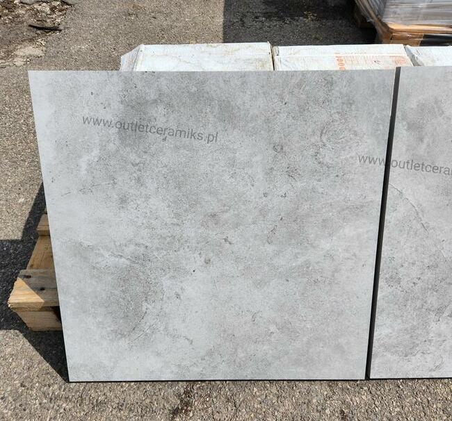 Płytki tarasowe gres 2cm szare 60x60 Tacoma silver Cerrad