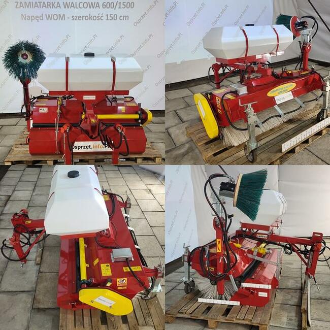 Zamiatarka mechaniczna WOM 2000 / 600 – szerokość 200 cm