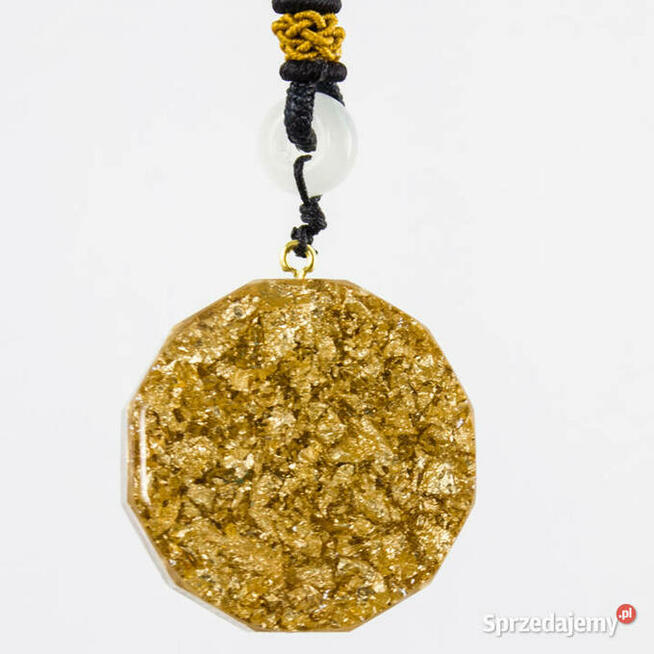 Piękny Naszyjnik Ametyst Agat Awenturyn Sześcian Metatrona