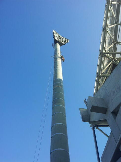 Montaż reklam, prace wysokościowe