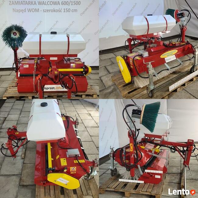 Zamiatarka mechaniczna WOM 1800 / 600 – szerokość 180 cm