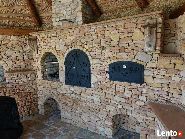 Kamień piaskowiec - murki, oczka,płoty, grille,altank