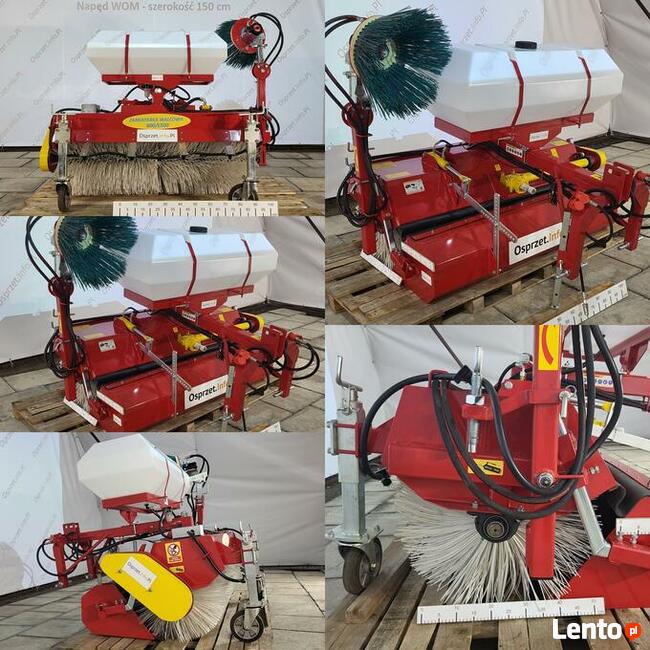 Zamiatarka mechaniczna WOM 1800 / 600 – szerokość 180 cm