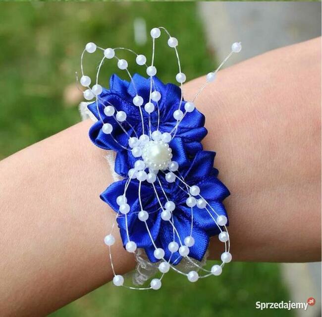 Komunijny Ślubny BUKIET ze SZTUCZNYCH RÓŻ Komunia Piękny