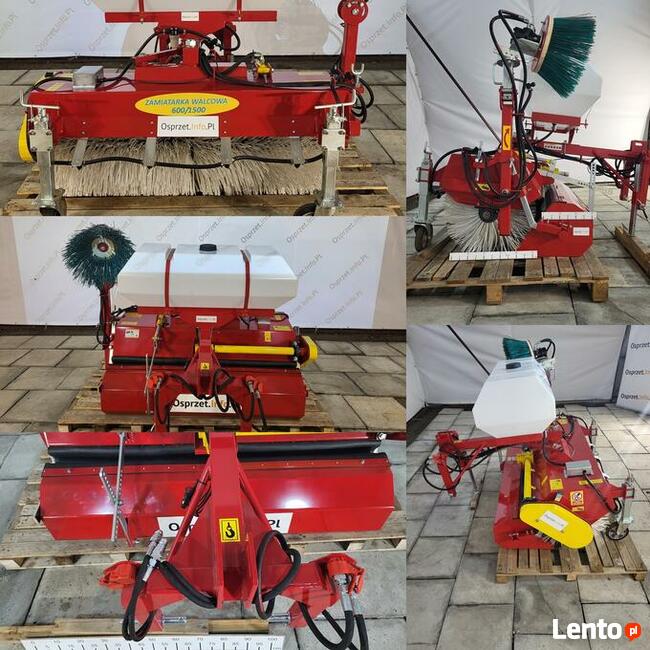 Zamiatarka mechaniczna WOM 1800 / 600 – szerokość 180 cm