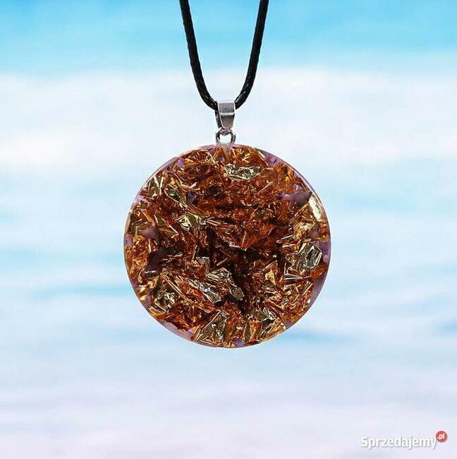 CZAROIT Naszyjnik Orgonitowy Piękny Prezent Naturalny Kamień