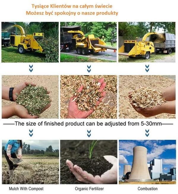 2026 rok NOWY Rębak MAXUS 320 KM 7000kg/h