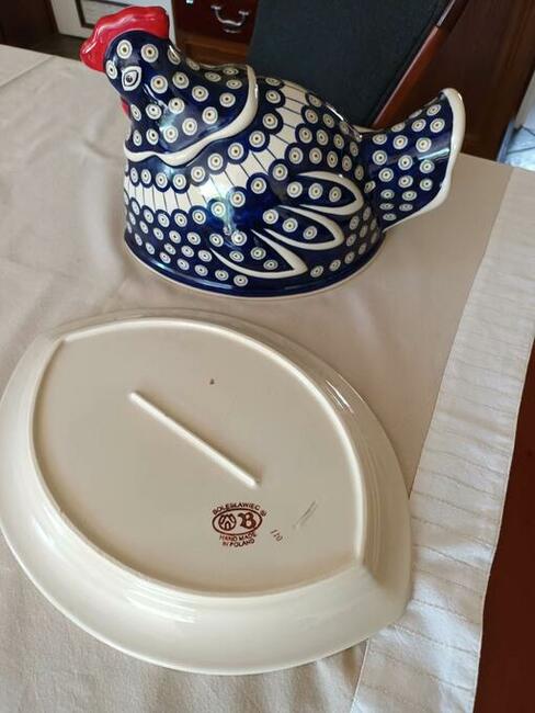 Sprzedam ceramiczną kurę z Bolesławca.