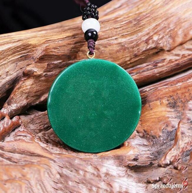 Piękny Naszyjnik Orgonit Malachit Oko Tygrysie Oko Horusa