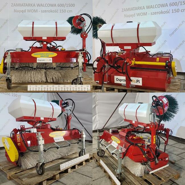 Zamiatarka mechaniczna WOM 2000 / 600 – szerokość 200 cm