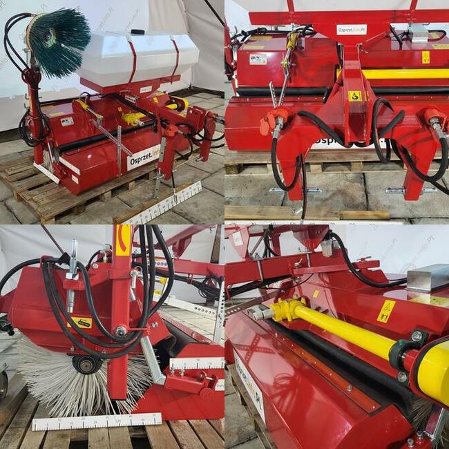 Zamiatarka mechaniczna WOM 2000 / 600 – szerokość 200 cm