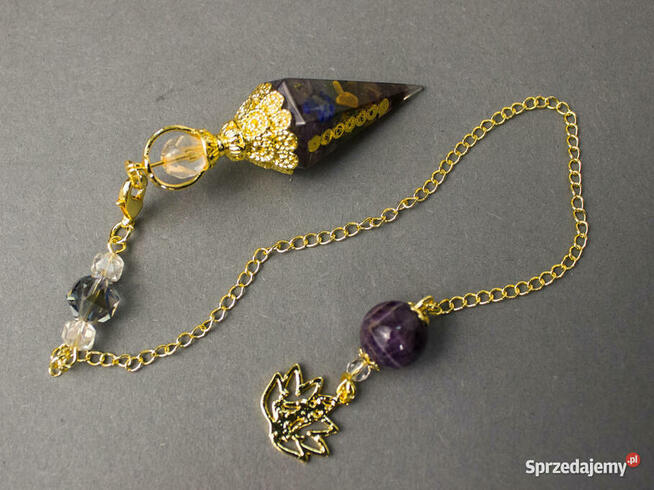 WAHADŁO ORGONIT AMETYST LAZURYT RADIESTEZJA ODPROMIENNIK HIT