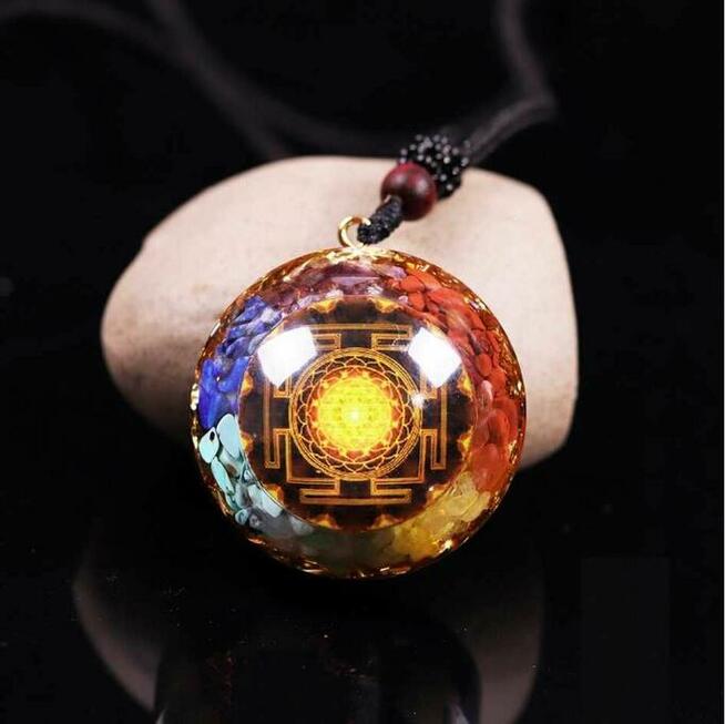 Piękny Naszyjnik Amulet Turkus Ametyst Lapis Lazuli Agat