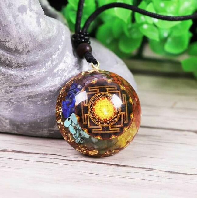 Piękny Naszyjnik Amulet Turkus Ametyst Lapis Lazuli Agat