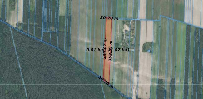 Działka budowlana wydane W-Z Tarło Kolonia nr 525 1,09ha