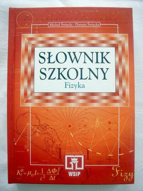 Słownik szkolny Fizyka Michał Święcki, Danuta Święcka WSiP