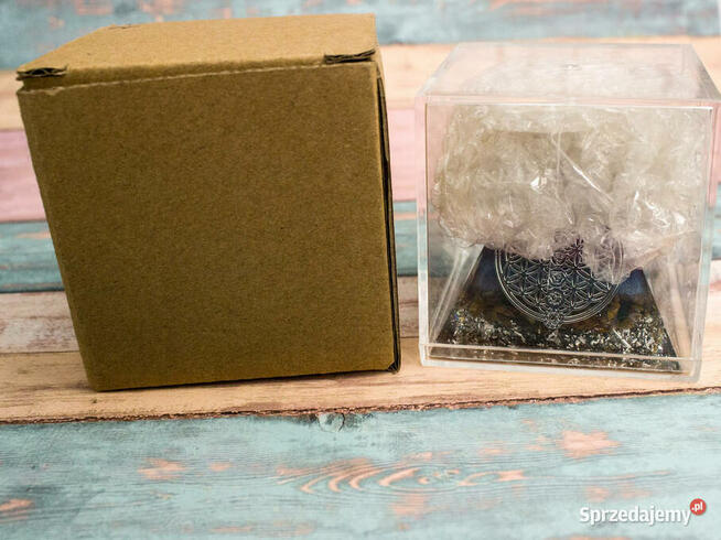 PIRAMIDKA ORGONIT FENG SHUI PREZENT TYGRYSIE OKO 5cm PREZENT