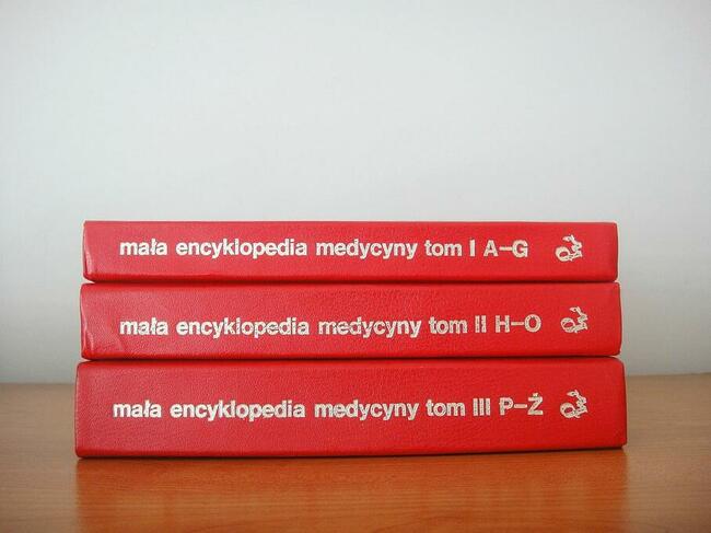 Mała encyklopedia medycyny PWN 1991 rok 3 tomy
